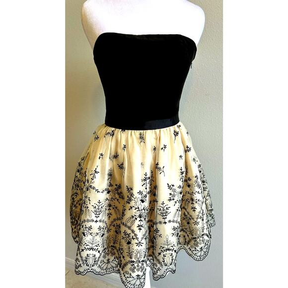 Vtg Y2K Betsey Johnson Cupcake Dress Tulle Fairy Corset Coquette Retro Prom 2 - Picture 2 of 16